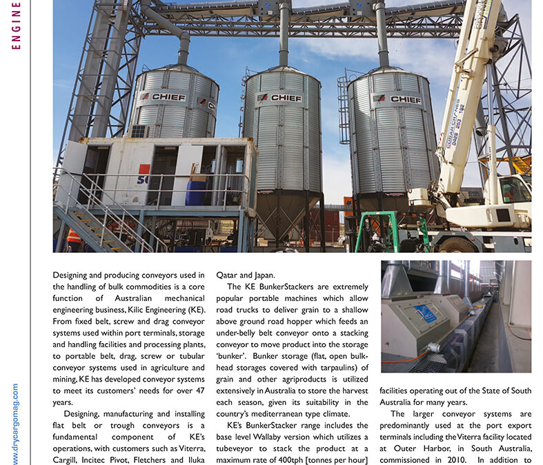 Conveyors in the grain handling world — KE has the answers